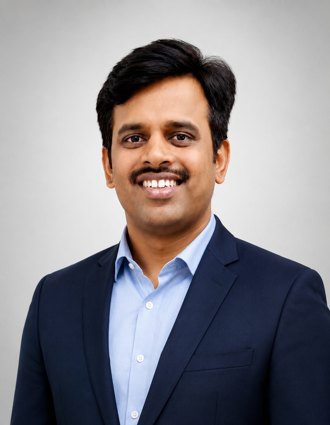 Vijay Gaikwad, Principal Product Designer in his design studio